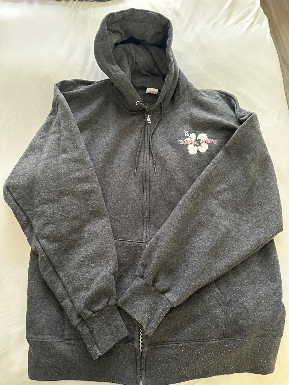 Trader Joe’s men’s hoodie zip up. Size large
